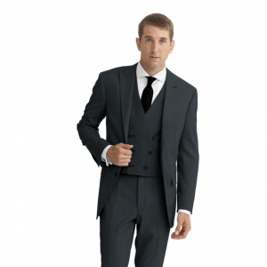 Modern Three-Piece Suit w/Marzoni Cloth - Ezra Cayman Bespoke Couture