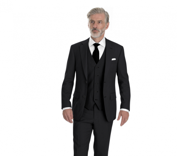 Classic Three-Piece Suit w/Scabal Cloth -